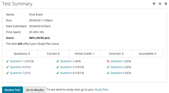 Final Exam代考案例