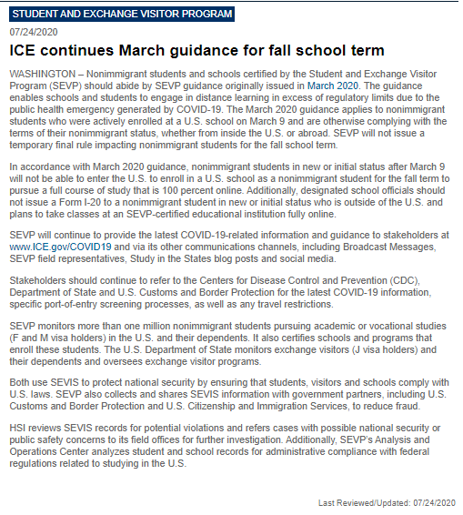 ICE在官网原文内容