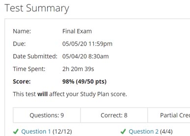 Final Exam代考案例